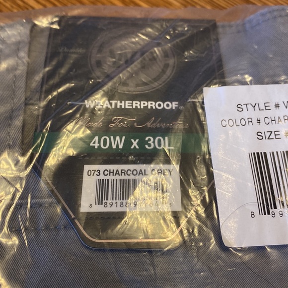 Weatherproof Mens utility pants size 40x30 - Picture 6 of 7